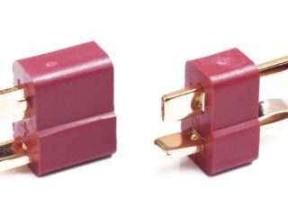 (5 Pairs )T-Plug Connectors Male & Female Deans Style w/Shrink Tubing for RC LiPo Battery Pack ESC Electric Engine Motor Parts